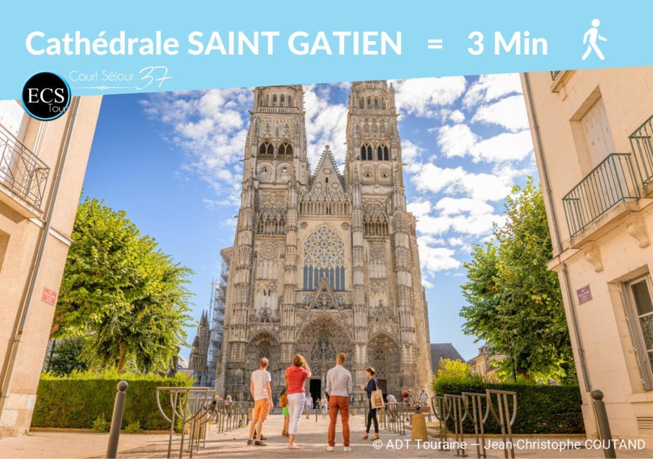 "Colbert Studio" Coeur De Ville - Cathedrale Saint Gatien Tours Exteriör bild
